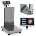 Waga platformowa magazynowa z oparciem 40 x 50 cm LCD 150 kg / 0.01 kg Steinberg Systems