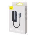 6w1 Rozdzielacz portów PadJoy HUB USB do tabletu smartfona USB-C HDMI SD TF ciemnoszary BASEUS