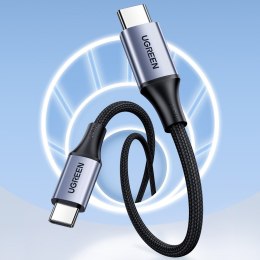 Kabel przewód w oplocie USB-C Power Delivery 240W 5A 2m szary UGREEN