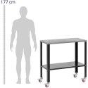 Stół spawalniczy montażowy mobilny z półką do 544kg 91x46cm Stamos Germany