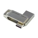 Pendrive 128GB dwa złącza USB 3.2 + USB-C OTG ODA3 srebrny Goodram