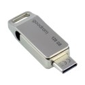 Pendrive 128GB dwa złącza USB 3.2 + USB-C OTG ODA3 srebrny Goodram