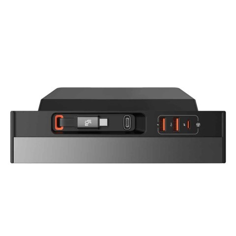 Gniazda ładowania telefonu do Tesla Model 3 / Y T-Space Series HUB USB USB-C - czarny BASEUS Gniazda ładowania telefonu do Tesla Model 3 / Y T-Space Series HUB USB USB-C - czarny BASEUS