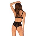 Body Chic Amoria otwarte Czarny XS/S