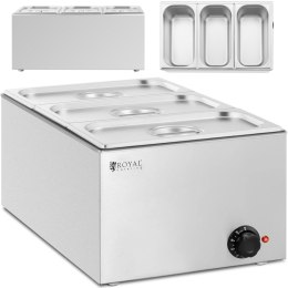 Bemar podgrzewacz elektryczny 3 x GN 1/3 640 W Royal Catering