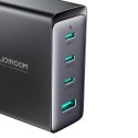 Ładowarka sieciowa GaN 140W wtyczka angielska UK 3x USB-C USB-A + kabel USB-C 1.2m JOYROOM