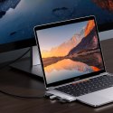 Rozdzielacz portów HUB MacBook Air Pro 2x USB-C HDMI 2x USB 3.0 SD TF PD szary UGREEN