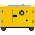 Agregat generator prądotwórczy diesel na kółkach 240/400 V 8500 W 10 kVA 30 l MSW