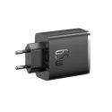 Ładowarka sieciowa GaN Cube Pro 65W 2x USB-C USB-A czarna BASEUS