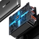 Ładowarka sieciowa GaN Cube Pro 65W 2x USB-C USB-A czarna BASEUS