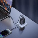 Ładowarka sieciowa GaN Cube Pro 65W 2x USB-C USB-A czarna BASEUS