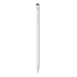 Rysik stylus do iPad z aktywną wymienną końcówką Smooth Writing 2 z kablem USB-C biały BASEUS