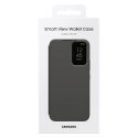 Etui pokrowiec z klapką okienkiem portfel na kartę Galaxy A54 5G Smart View Wallet czarne SAMSUNG