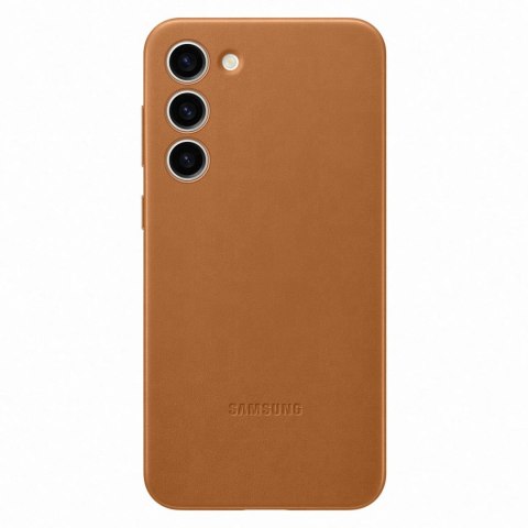 Etui pokrowiec z naturalnej skóry Samsung Galaxy S23+ Leather Cover camel SAMSUNG