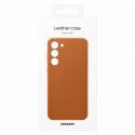 Etui pokrowiec z naturalnej skóry Samsung Galaxy S23+ Leather Cover camel SAMSUNG