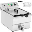 Frytownica elektryczna z kranem spustowym 230 V 3000 W 13 l Royal Catering