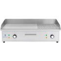 Grill elektryczny płyta grillowa gładka ryflowana 727 x 420 mm 4400 W Royal Catering