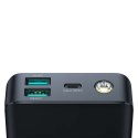 Powerbank z latarką 30W 30000mAh + kabel USB-A - USB-C 25cm czarny JOYROOM
