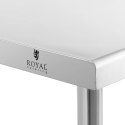 Stół blat roboczy centralny stalowy 200 x 90 cm do 100 kg Royal Catering