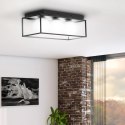 Lampa sufitowa nowoczesna 3 punktowa E9 - szklane kule w ramie UNIPRODO