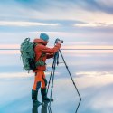 Profesjonalny statyw do smartfonów i aparatów fotograficznych 175 cm czarno-szary UGREEN