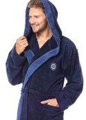 Szlafrok George Dark Blue Dark Blue XXL