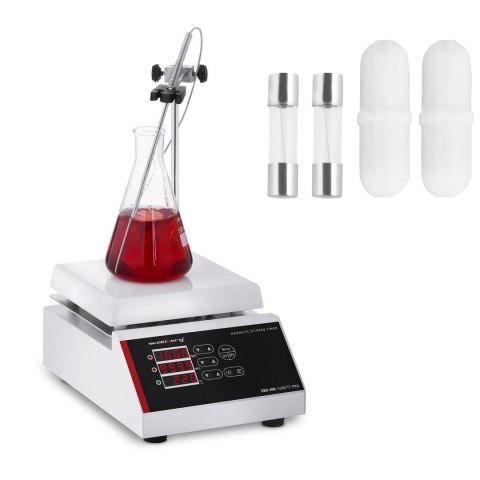 Mieszadło magnetyczne laboratoryjne 220C timer + mieszadełka Steinberg Systems