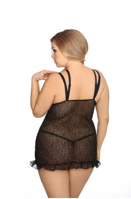 Koszulka Tamara + stringi GRATIS! Czarny XXXL/XXXXL