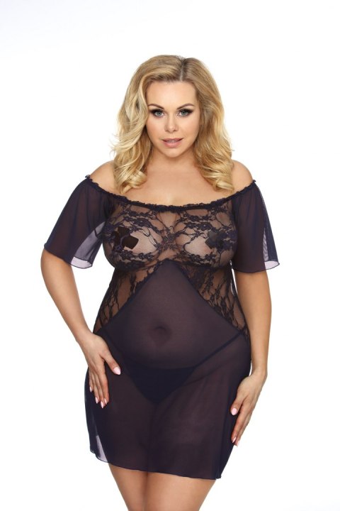 Koszulka Venea + stringi GRATIS! Granatowy XXXL/XXXXL