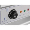 Grill płyta grillowa podwójna gładka ryflowana z szufladą na tłuszcz 230 V 2x 3200 W Royal Catering