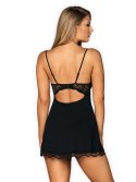 Koszulka Luvae Babydoll + stringi GRATIS! Czarny S/M