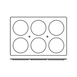 Foremki silikonowe nieprzywierające do pieczenia 6x DISC 600x400mm Hendi 676288 Hendi