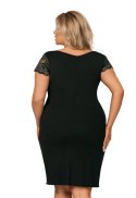 Koszulka Tess plus Black Czarny XXXXL