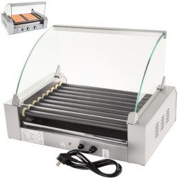 Grill rolkowy z szybą Roller grill z rolkami z teflonu 9T Royal Catering