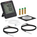 Rejestrator temperatury termometr zakres -40 do 125C Mikro USB LCD IP54 Steinberg Systems