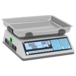 Waga sklepowa handlowa interfejs RS232 PLU 15 kg / 5 g LCD M LEGALIZACJA TEM