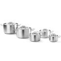 Garnek niski Kitchen Line z pokrywką 5 l śr. 240 x 115 h - Hendi 836026 Hendi